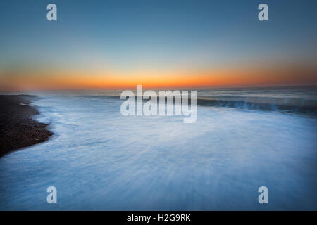 À bord, le CLAJ North Norfolk juin après le coucher du soleil Banque D'Images