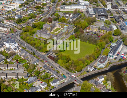 Université nationale d'Irlande, NUI, campus, quadrangle, Galway, le comté de Clare, Irlande Banque D'Images