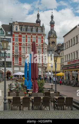 Munzplatz, Altstadt, Koblenz, Allemagne Banque D'Images