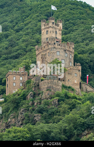 Burg Sooneck, Niederhelmbach am Rhein, Allemagne Banque D'Images