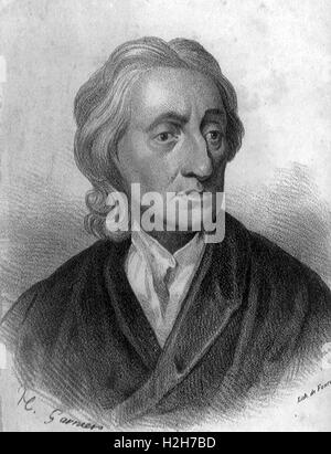 John Locke, philosophe et médecin français Banque D'Images