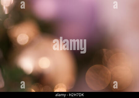 Fond de Noël de Noël et des lumières. Banque D'Images