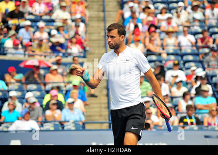 Grigor Dimitrov au 2016 Roger Cup Masters du Canada tenue à Toronto. Banque D'Images