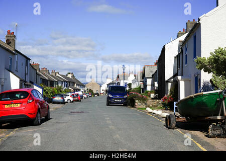 La rue principale de Holmrook, Cumbria, England, UK. Banque D'Images