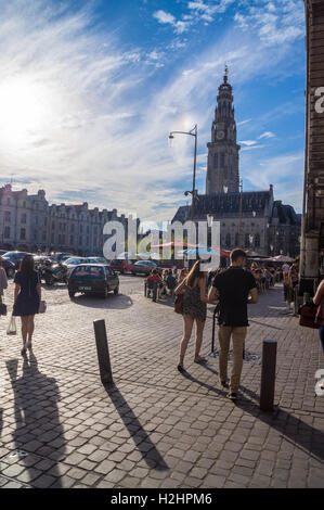 Hôtel de Ville, place des Héros, Arras, Pas-de-Calais, France Banque D'Images