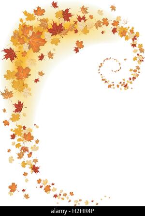 Arrière-plan de feuilles Illustration de Vecteur