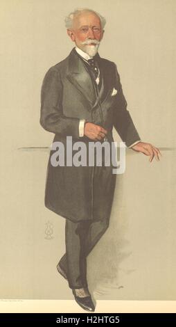 Caricature d'espion. Pierre Cambon "Son Excellence l'ambassadeur français'. La France. 1912 Banque D'Images