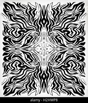 Résumé fond peau de zèbre Illustration de Vecteur