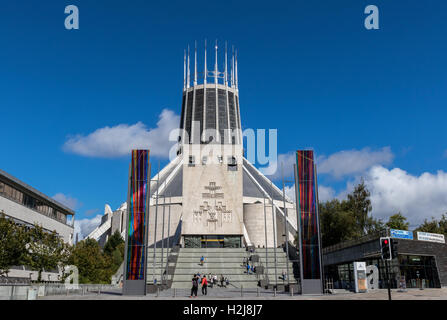 Liverpool Metropolitan Cathedral of Christ the King, Liverpool, Royaume-Uni Banque D'Images