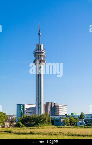 Tour de transmission de KPN dans Waarderpolder près de Haarlem, Hollande du Nord, Pays-Bas Banque D'Images