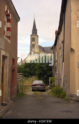 Sablé-sur-Sarthe - Église Notre-Dame Banque D'Images