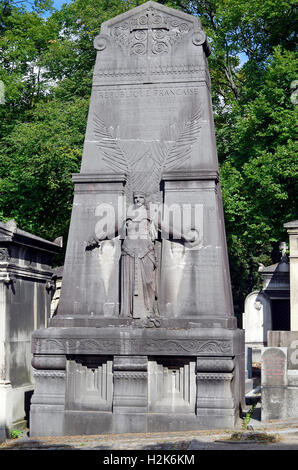 Paris France, cimetière cimetière Père Lachaise. Banque D'Images