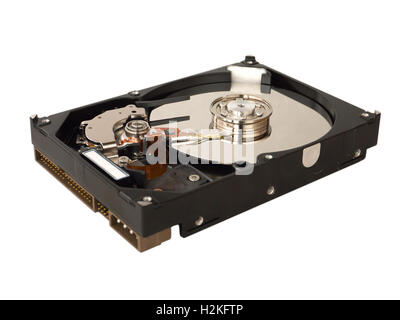 Disque dur isolated on white Banque D'Images