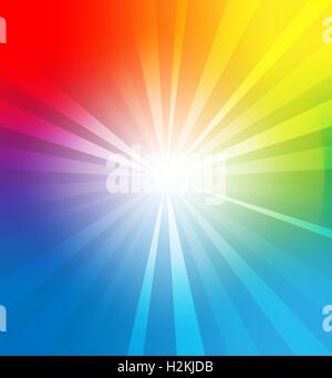 Rainbow background Illustration de Vecteur
