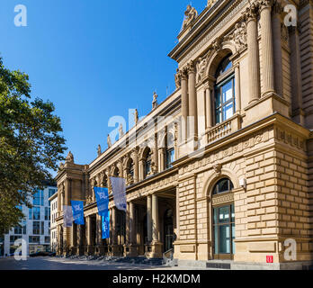 Bâtiment de la Bourse de Francfort (Frankfurter Wertpapierbörse ou FCB), Börsenplatz, Francfort, Hesse, Allemagne Banque D'Images