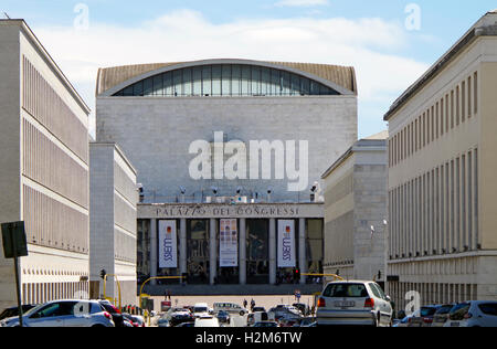 Palazzo dei Congressi, Convention Center, Roma Banque D'Images