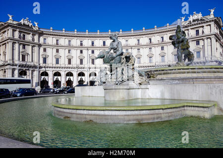 Rome, Italie, Piazza della Repubblica Banque D'Images