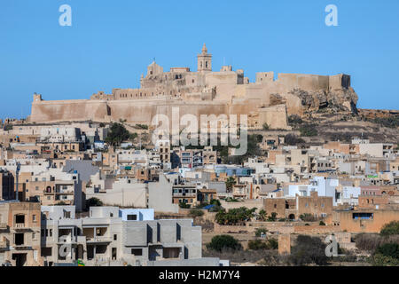 Cathédrale, Cittadella, Victoria, Gozo, Malte Banque D'Images