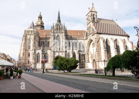 La Cathédrale Sainte-élisabeth (svatej Alzbety Dom : slovaque de Kosice, Slovaquie) Banque D'Images