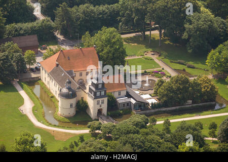 Photo aérienne, le château Schloss Martfeld, photo aérienne de Schwelm, Rhénanie du Nord-Westphalie, Allemagne, Europe, photo aérienne, Banque D'Images