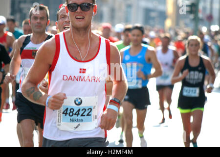 Impressionen - Berlin-Marathon, 25. 30 septembre 2016, Berlin . Banque D'Images