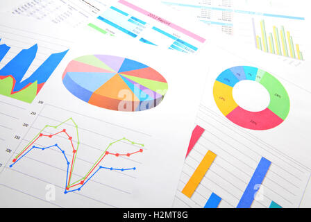 L'analyse graphique graphique Banque D'Images