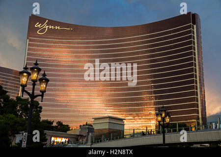 Las Vegas, Nevada - Le Wynn Hotel and Casino Resort. Banque D'Images