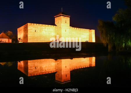 Château de Gyula - une ville dans le comté de Békés dans le sud-est de la Hongrie. Il se trouve à proximité de la frontière avec la Roumanie, sur la rivière Fehér- Banque D'Images