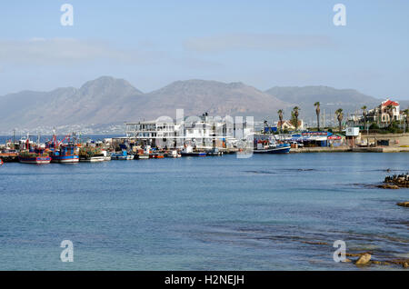 Fish Hoek harbour Western Cape Afrique du Sud - bateaux de pêche dans le port de pêche de Fish Hoek sur Péninsule du Cap Afrique du Sud Banque D'Images