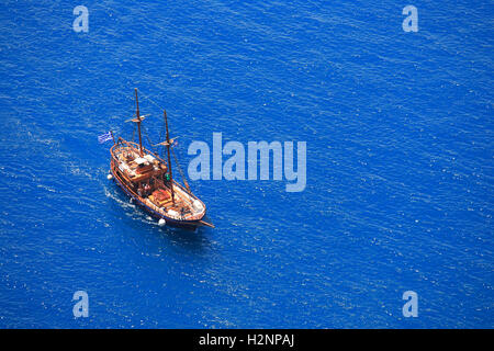 Bateau d'excursion en Grèce Banque D'Images