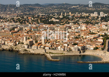 Vue aérienne, Antibes, Département des Alpes-Maritimes, région Provence-Alpes-Côte d'Azur, France, Côte d'Azur, de l'Europe Banque D'Images