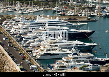 Vue aérienne, Antibes, Département des Alpes-Maritimes, région Provence-Alpes-Côte d'Azur, France, Côte d'Azur, de l'Europe Banque D'Images