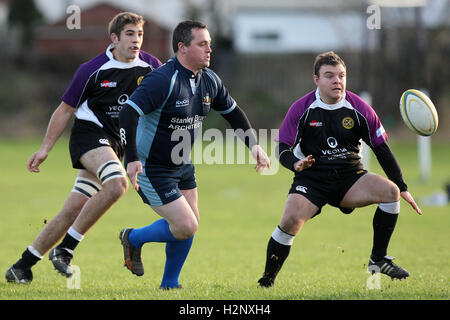 Park & Gidea Romford vs RFC RFC à Mersea Island Crow Lane - 28/11/09 Banque D'Images