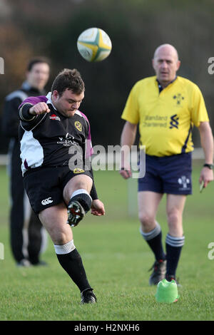 Park & Gidea Romford vs RFC RFC à Mersea Island Crow Lane - 28/11/09 Banque D'Images