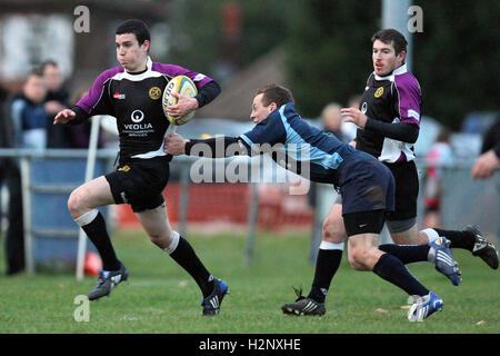 Park & Gidea Romford vs RFC RFC à Mersea Island Crow Lane - 28/11/09 Banque D'Images