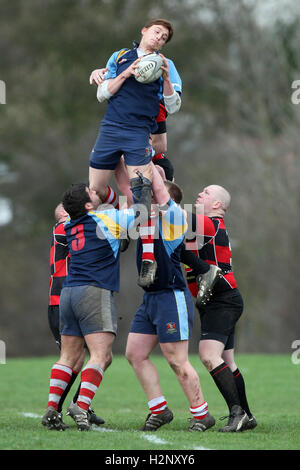 Ancienne Cooperians vs RFC RFC Campion - Essex Rugby League - 27/03/10 Banque D'Images