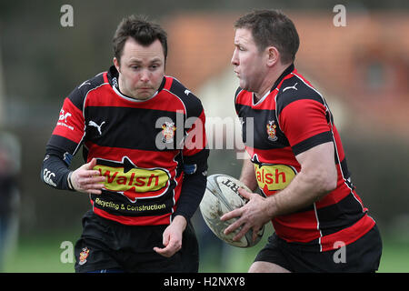 Ancienne Cooperians vs RFC RFC Campion - Essex Rugby League - 27/03/10 Banque D'Images