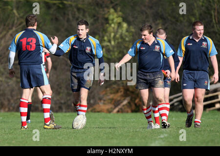 Ancienne Cooperians vs RFC RFC Campion - Essex Rugby League - 27/03/10 Banque D'Images