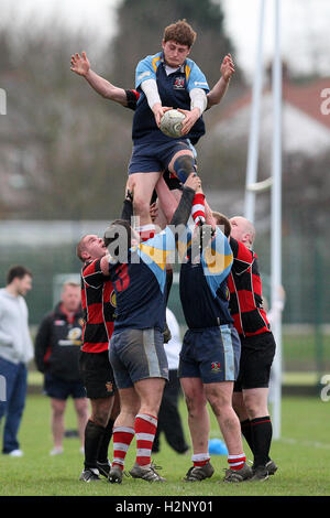 Ancienne Cooperians vs RFC RFC Campion - Essex Rugby League - 27/03/10 Banque D'Images