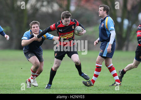 Ancienne Cooperians vs RFC RFC Campion - Essex Rugby League - 27/03/10 Banque D'Images