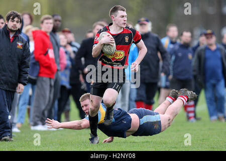 Ancienne Cooperians vs RFC RFC Campion - Essex Rugby League - 27/03/10 Banque D'Images