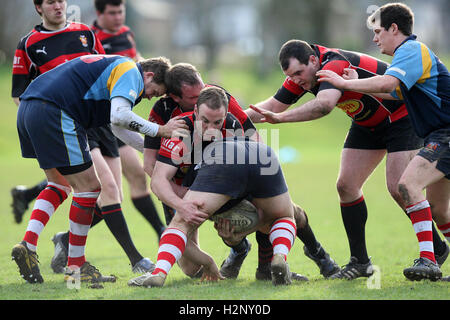 Ancienne Cooperians vs RFC RFC Campion - Essex Rugby League - 27/03/10 Banque D'Images