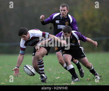 Brentwood RFC vs Romford Gidea Park & RFC au King Georges les terrains de jeu - 10/11/07 Banque D'Images