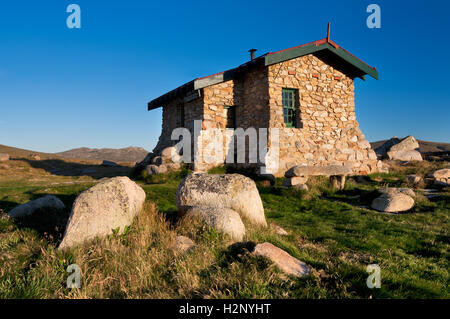 Seaman's Hut dans le parc national de Kosciuszko. Banque D'Images