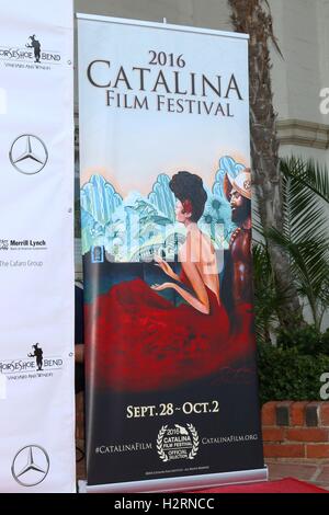 Avalon, CA. Sep 30, 2016. Présence dans l'atmosphère pour Catalina Film Festival 2016 - Sun, île de Santa Catalina, Avalon, CA le 30 septembre 2016. © Priscille Grant/Everett Collection/Alamy Live News Banque D'Images