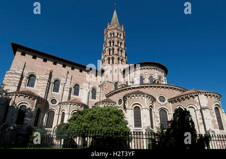 Basilique Saint-Sernin, Toulouse, Haute Garonne, France, Europe Banque D'Images