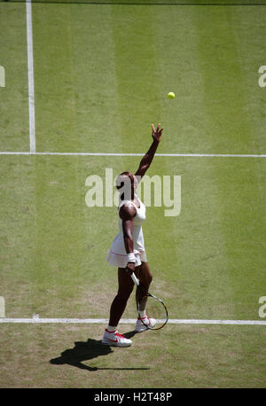 Serena Williams, USA, Wimbledon 2010 ITF, tournoi du Grand Chelem, Wimbledon, Angleterre, Royaume-Uni, Europe Banque D'Images