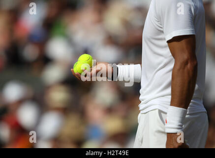 Rafael Nadal, Espagne, de Wimbledon 2010, ITF tournoi du Grand Chelem, Wimbledon, Angleterre, Royaume-Uni, Europe Banque D'Images