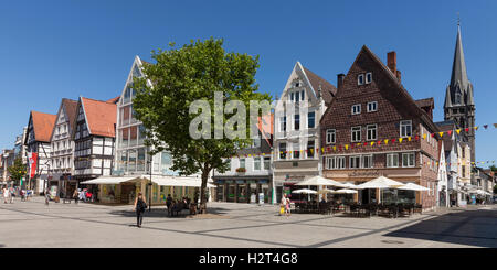 Centre-ville, Detmold, Weser Uplands, Rhénanie du Nord-Westphalie, Allemagne Banque D'Images