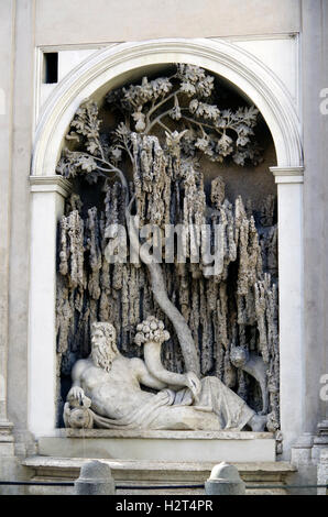 Rome, Italie, S. Carlo alle Quattro Fontane Banque D'Images